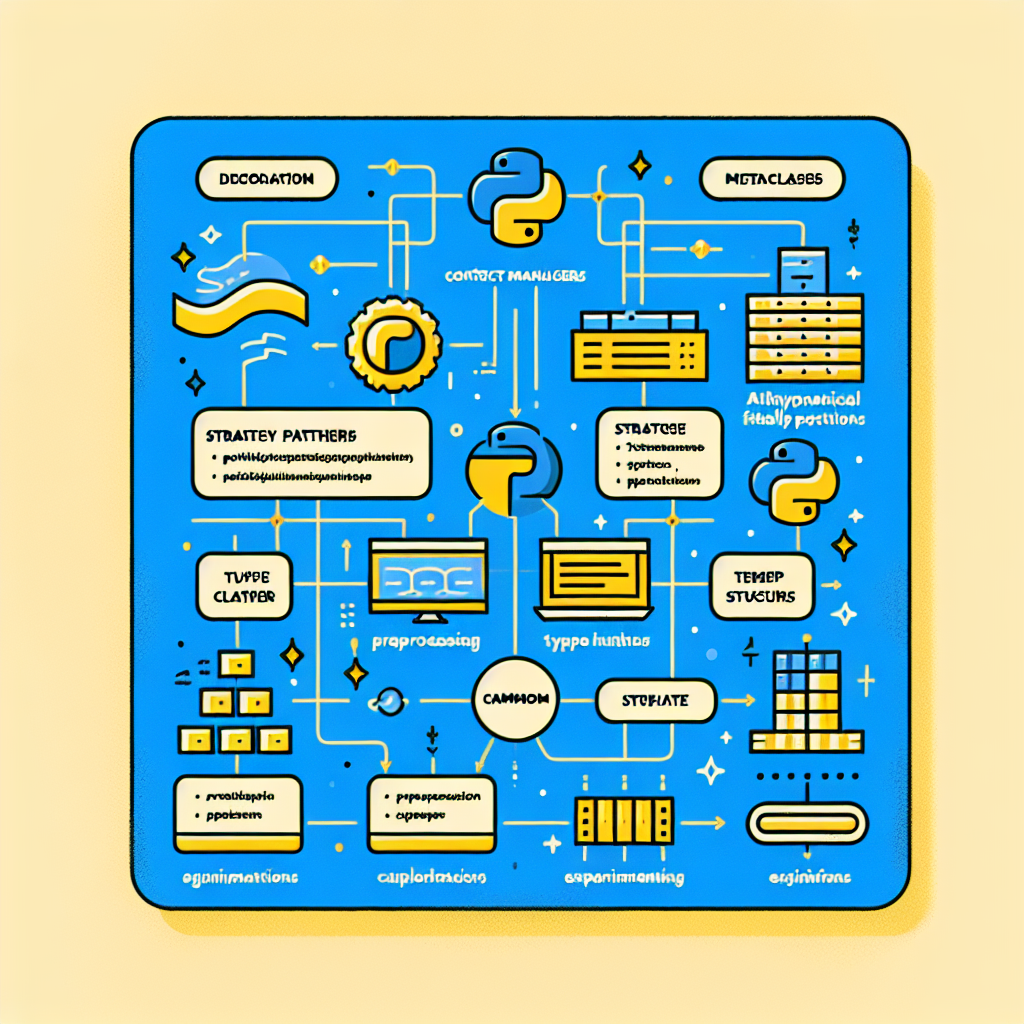 Ilustración técnica para: Cómo implementar eficientemente el Builder Pattern en Python para la configuración de modelos de IA