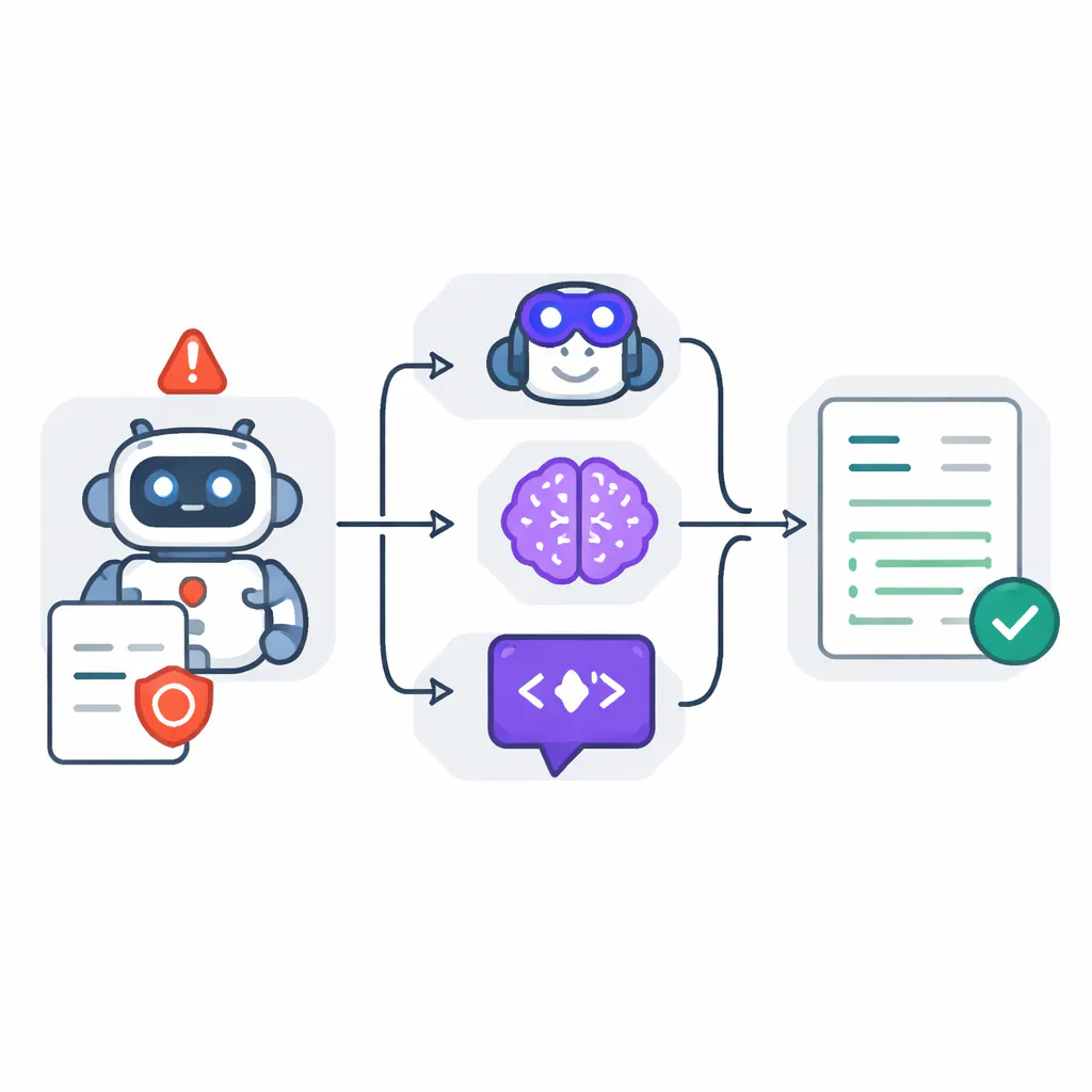 Ilustración técnica para: Dependabot y Agentes IA: Adiós al Parche Manual