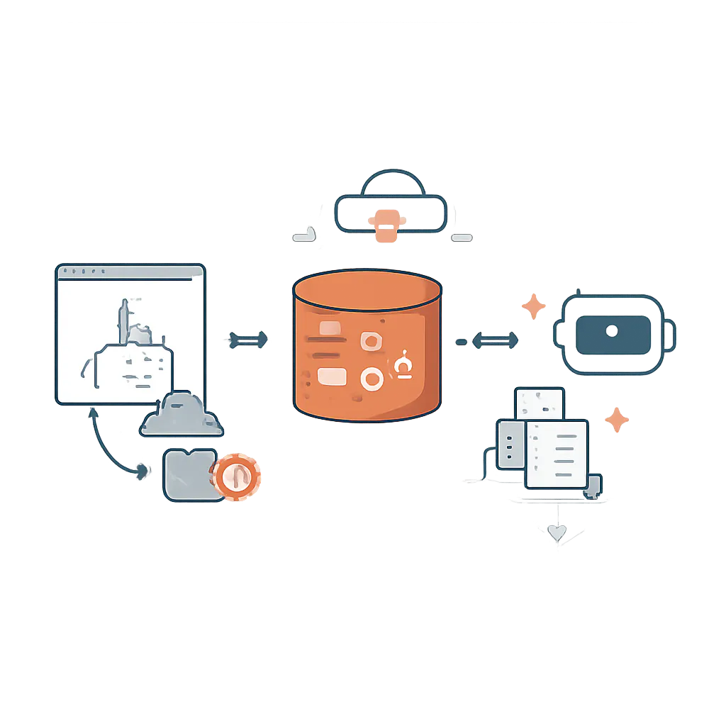 Ilustración técnica para: Grafo de Dependencias + MCP: Reduce Tokens en Claude Code