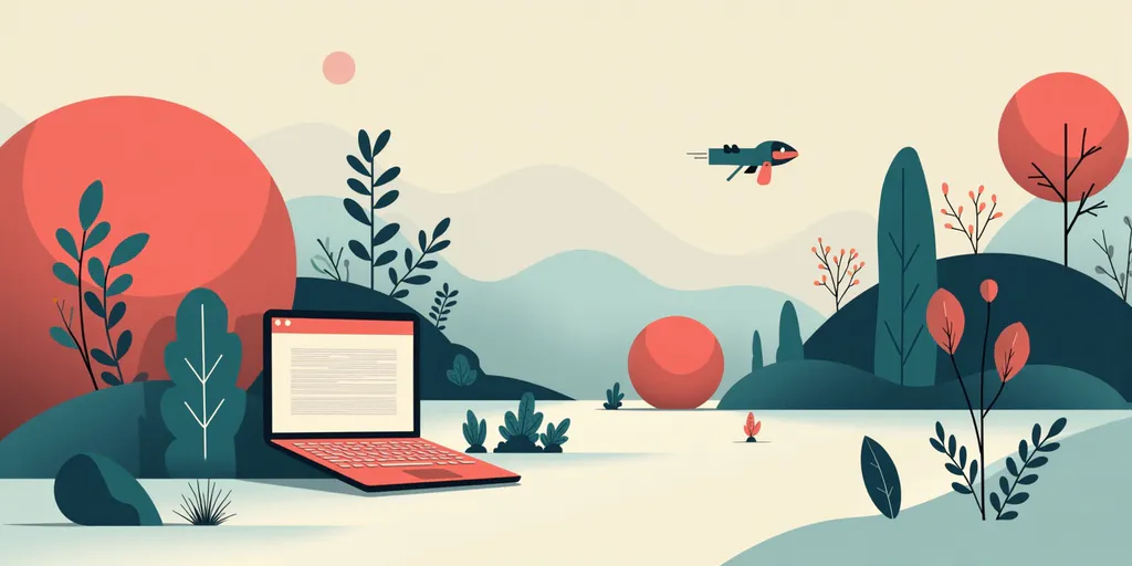 Ilustración técnica para: Vibe Coding desde el móvil con Claude Code: 7 reglas